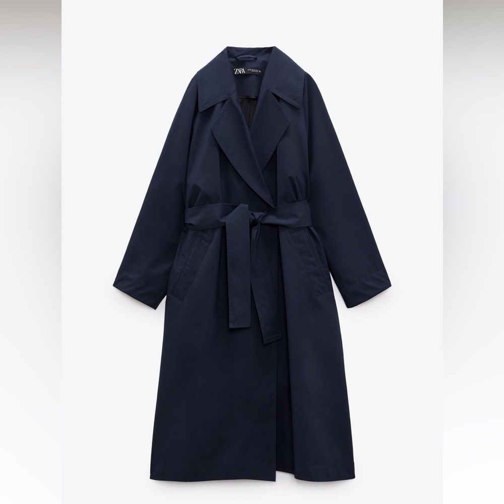 ZARA Belted TRENCH coat - Picture 3 of 6